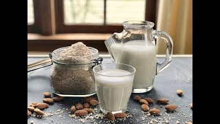 Sprouted Almond Milk & Meal (healthy!)