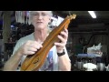 Cherry octave dulcimer demo built by david beede for michael pope of durham nc