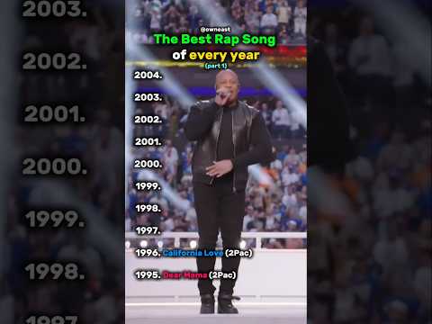 The Best Rap Song Of Every Year