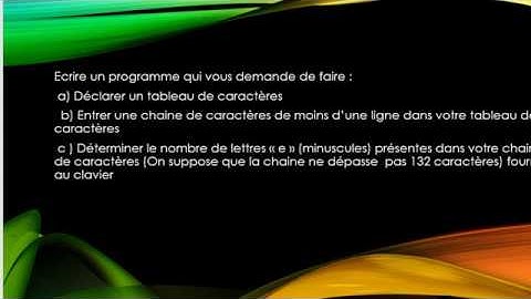 Langage C -  Les chaînes de caractères - la fonction strchr | C تعلم البرمجة لغة
