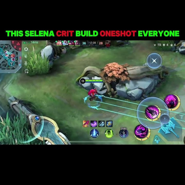 Dont tell moonton about this selena build #mobilelegends #selenaml #shorts