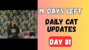 I scored XX in CAT BEFORE CAT MOCK - 5 | CAT UPDATES