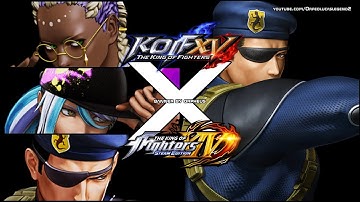 KOF XV - STANCE COMPARISON of TEAM RIVAL with KOF XIV