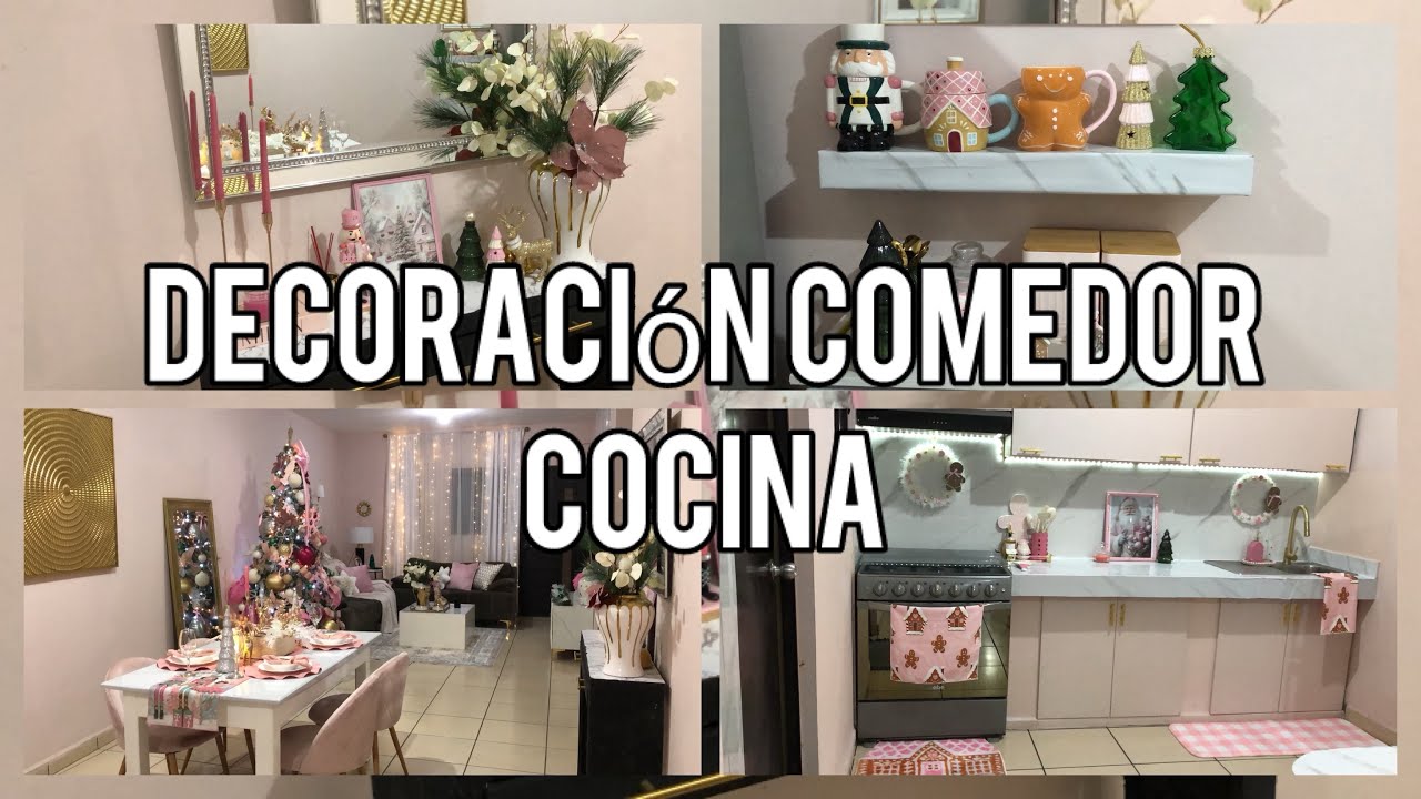 Cómo decorar comedor y cocina para navidad 2025 
