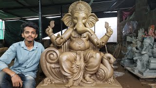 Ganesh idol making by Anant chougule ll clay model 2021 ll How to make ganesh idol ll Sindhudurg