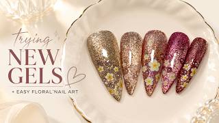 These NEW Flash Gels Are GORGEOUS ✨ Easy Floral Nail Art screenshot 4