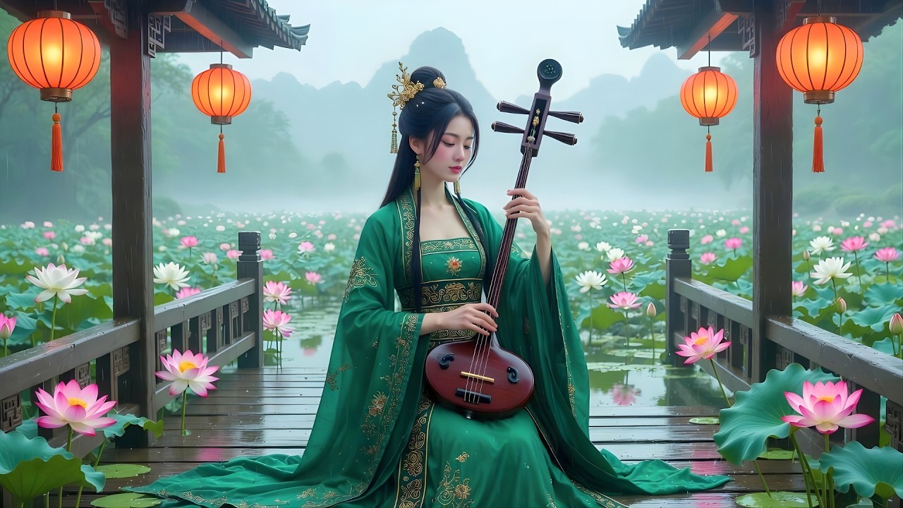 Chinese Zen Healing Music 🌿🌙: Erhu, Bamboo Flute & Guzheng for Calm Mind