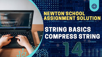 Newton school | Compress String | String interview question in java | Java top String question