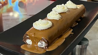 Lotus Swiss roll لوتس سويس رول كيك #حلا