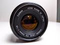 50mm F1.8 Canon nFD FD Lens Cleaning