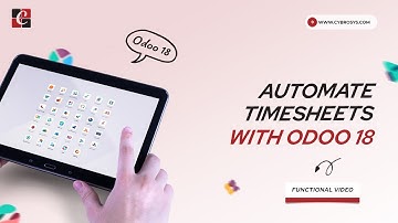 How to Automate Timesheets with Odoo 18 Time Off | Odoo 18 Functional Videos
