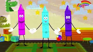 Crayons Nursery Rhymes Hokey Pokey English