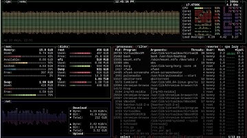 Bashtop - A Nice Process Manager Written in Bash Script
