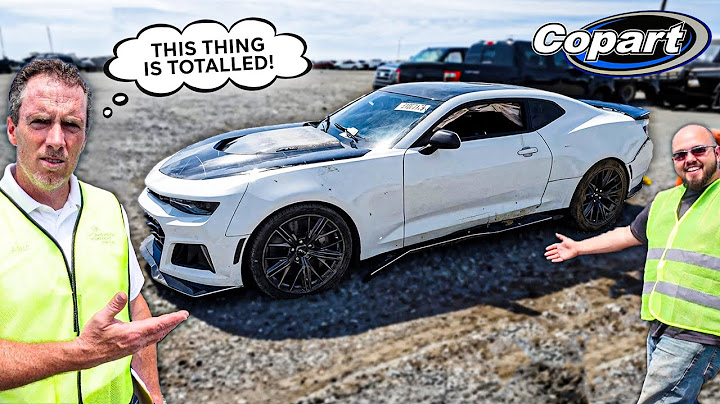 I Found a BEAT UP Chevy Camaro ZL1 At Auction | Copart Trip