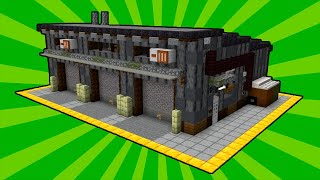 Minecraft: How to build a Warehouse in Minecraft (with interior) Minecraft Warehouse Tutorial