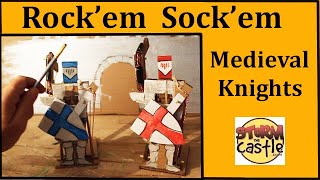Rockem Sockem Medieval Knights | Made with Cardboard!