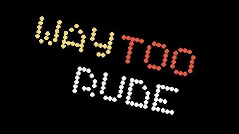 Logicoma + Loonies - Way Too Rude - Amiga 64k Intro (50 FPS)