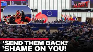 ‘Send them back’ chants in EU Parliament after anti-migrant bill passes