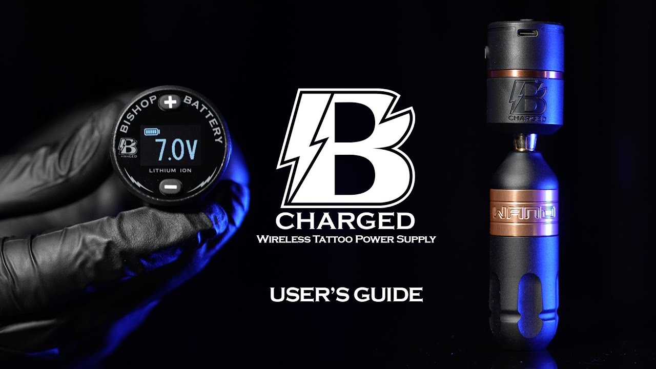 Bishop B-Charged Wireless Power Supply V2 - Black - Nordic Tattoo