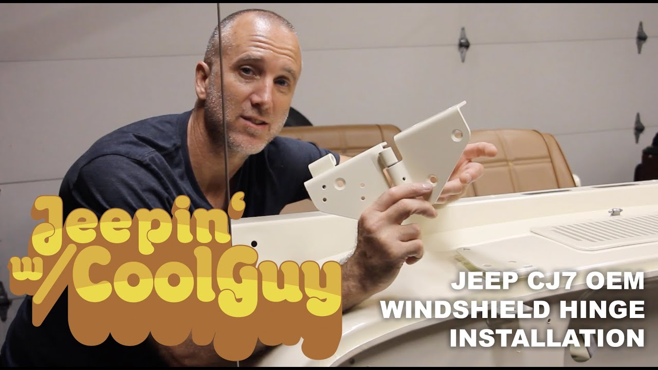 Jeep CJ7 OEM Windshield Hinge Install YouTube