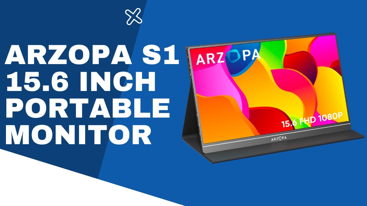 Arzopa S1 Table Portable Monitor Unboxing and First Look 