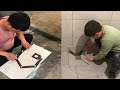 Amazing technique of tile Cutting|Mirza Asad