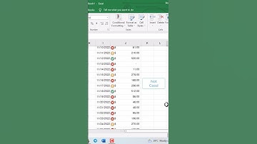 Icon sets in excel #short