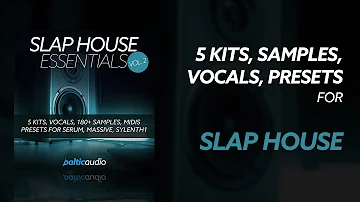 Slap House Essentials Vol 2 (Vocals, 180+ Samples, MIDI, Presets for Serum, Massive, Sylenth1)