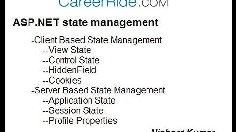 Asp.net state management system tutorial