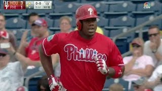 HOU@PHI: Howard drives in a run with the bases loaded