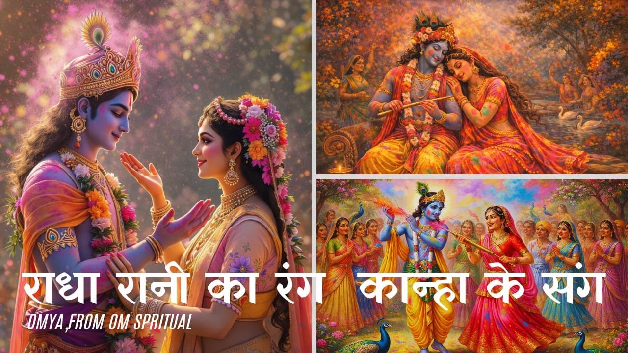 🌸 Radha Krishna Holi 2026 | Vrindavan Divine Holi Celebration 🌈✨