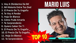 Mario Luis 2023 - 10 Grandes Exitos - Voy A Olvidarme De Mí, Mi Historia Entre Tus Dedos, El Pre...