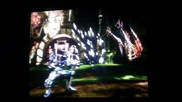 MK9 Cyber Sub-Zero Deadpool Stage Fatality GLITCH