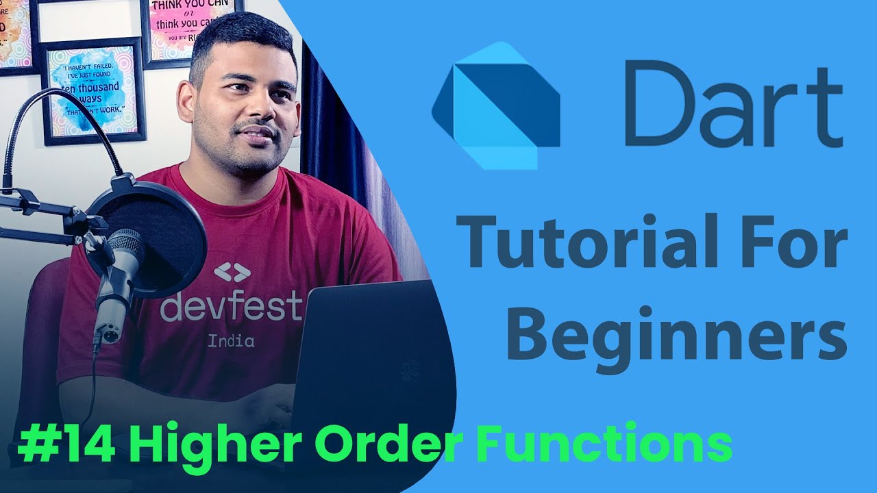 Higher Order Functions and Lambda - Dart Programming Tutorial for Beginners