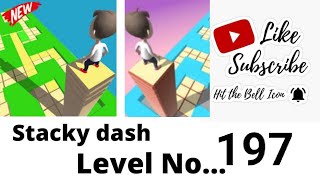 Level no... 197 💪🏻 Android app game - Stacky Dash gaming video screenshot 3