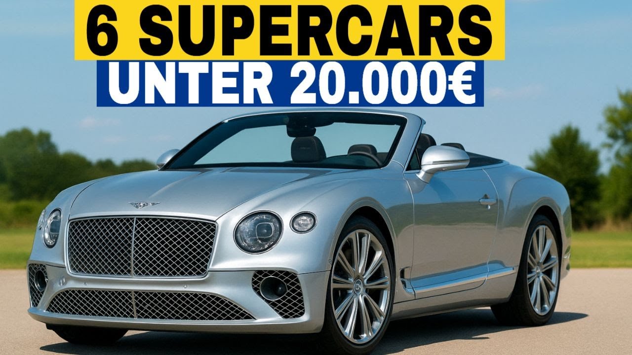 6 Supersportwagen, die du dir wirklich leisten kannst