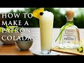 How to make a pia colada with patrn silver  patrn tequila