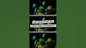 All TMNT Intros Comparison 🐢 | Official Theme Song | #Shorts