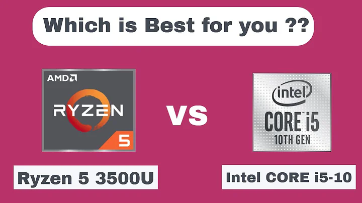 AMD RYZEN 5 3500U vs INTEL CORE i5-10 | 技嘉 vs 微星 | 台灣科技對決