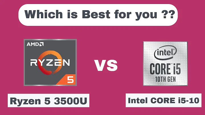 Comparación: AMD Ryzen 5 3500U vs Intel Core i5-10 | ¿Cuál es mejor?