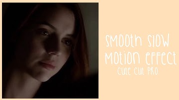 cute cut pro; smooth slow motion