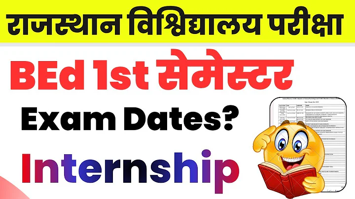 Rajasthan University BEd 1st Semester Exam 2025 || BEd 1st Year Internship Form 2025