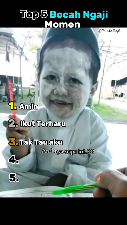 Top 5 Bocah ngaji Moment 🤣#lucu #ngakak