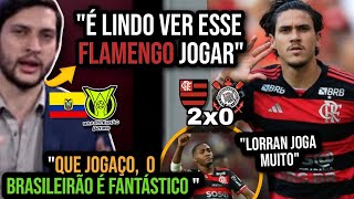 VEJA COMO FOI ESTREIA DO BRASILEIRÃO NA TV DO EQUADOR: ENCANTADOS COM FLAMENGO E LORRAN