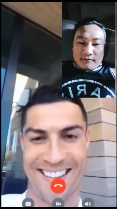 Ronaldo leh Mizopa an in-video call 😆😆