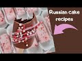How to make birds milk cake ptichye moloko  russian cake recipes