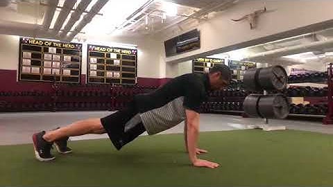 High Plank Scap Retraction /Protraction