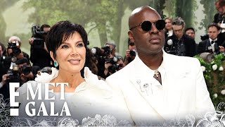 DATE Night for and All White Kris Jenner & Corey Gamble | 2024 Met Gala