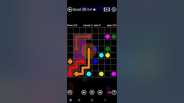 How To Solve Flow Free Rainbow Pack Level 38 8x8 Board Walk Through Solution Walkthrough