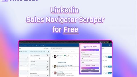 ScrapLinked - Free Linkedin Sales Navigator Scraper